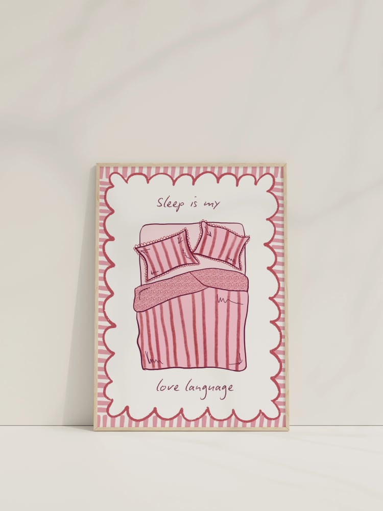 "Sleep Is My Love Language" (Pink)