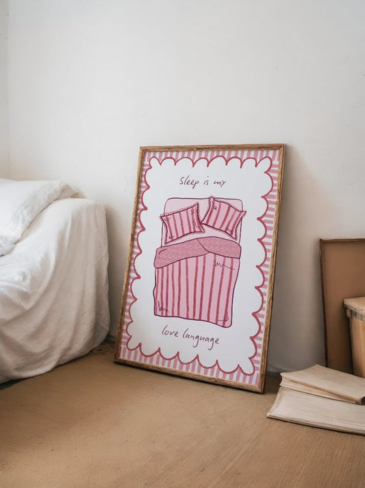 "Sleep Is My Love Language" (Pink)