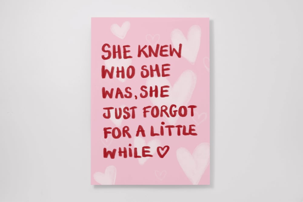"She Knew Who She Was.."