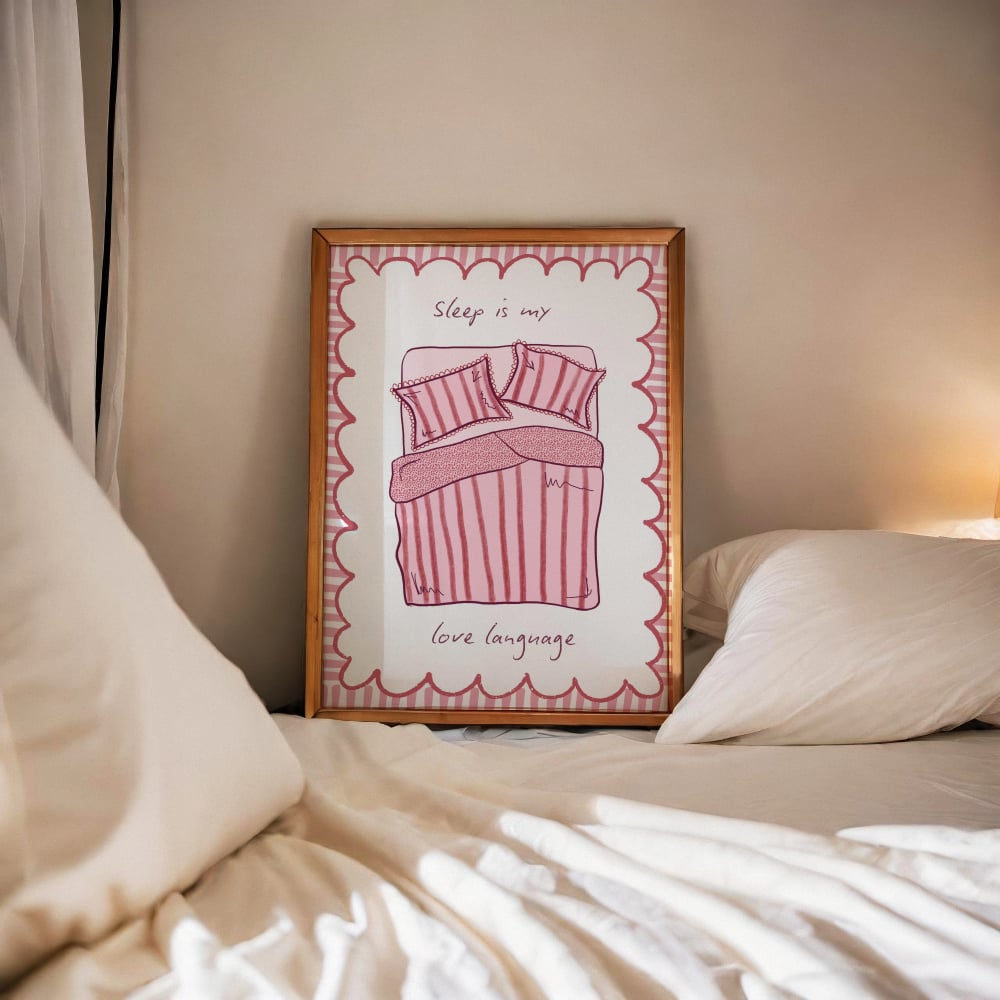 "Sleep Is My Love Language" (Pink)