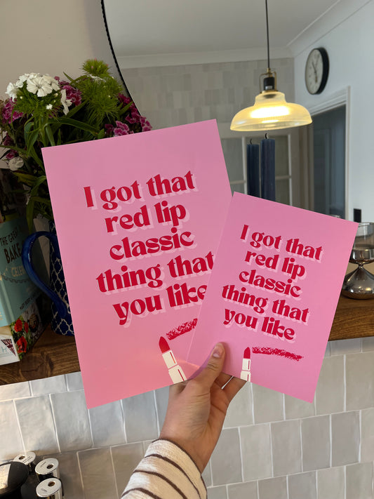 “I Got That Red Lip Classic”