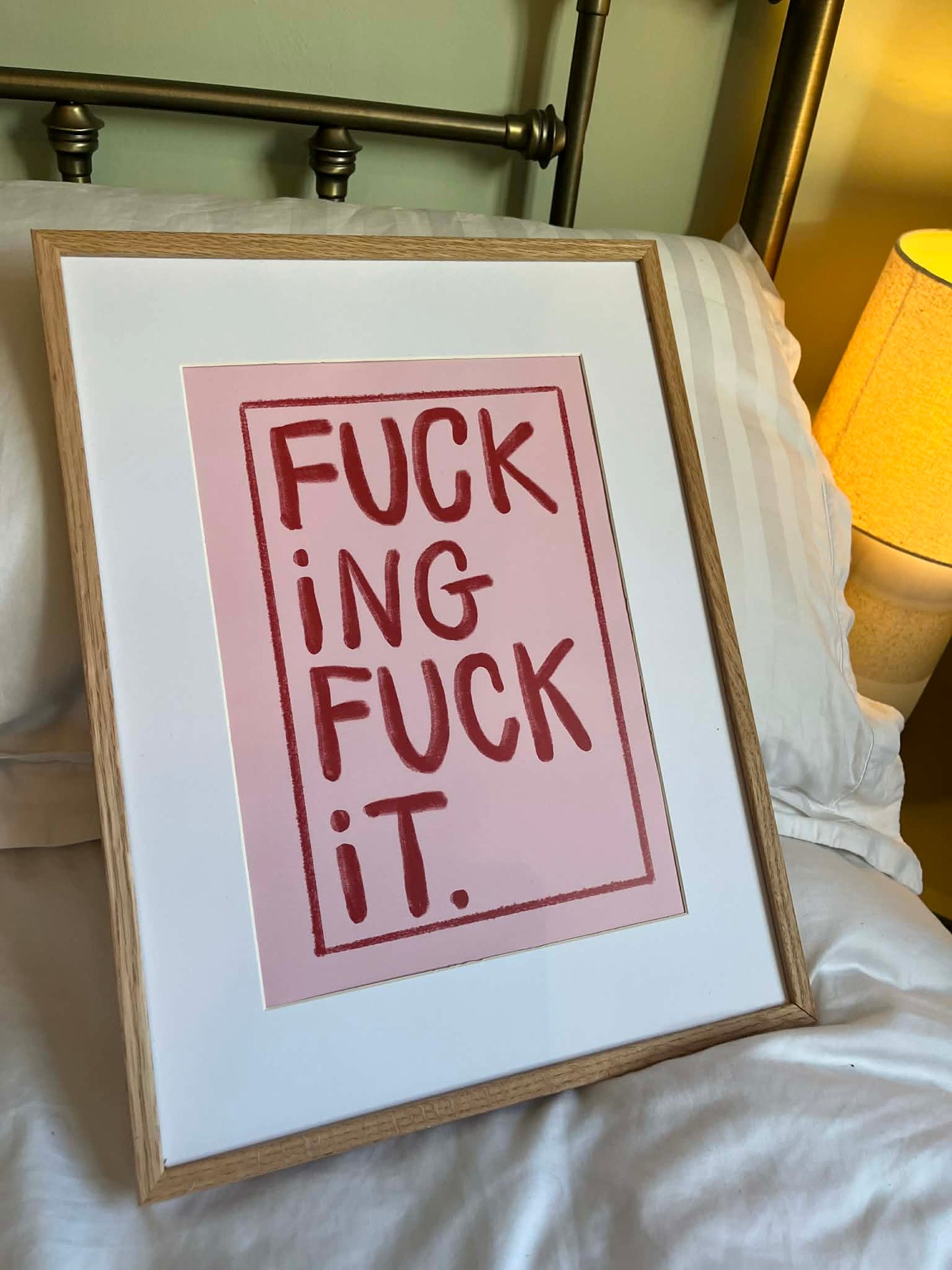 "F*cking F*ck It"- Pink & Red