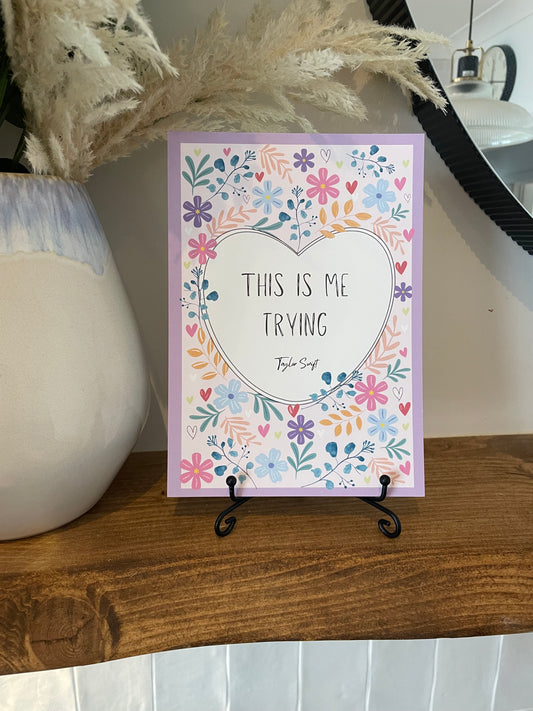 “This Is Me Trying”