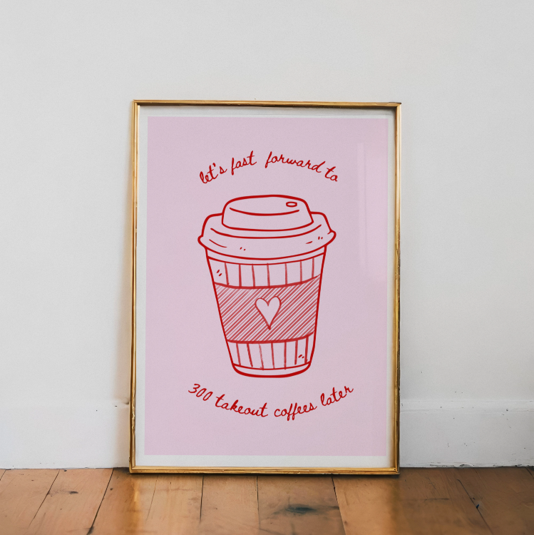 "300 Takeout Coffees Later"