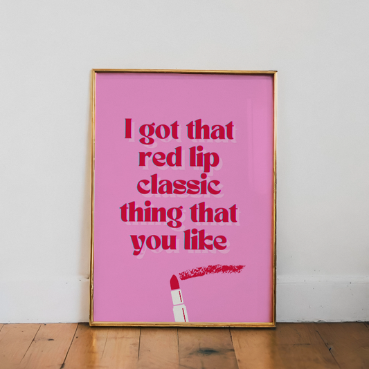 “I Got That Red Lip Classic”