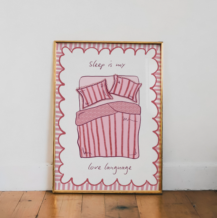 "Sleep Is My Love Language" (Pink)