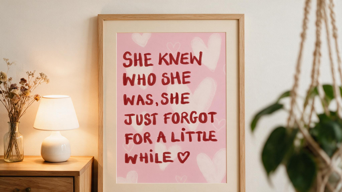 "She Knew Who She Was.."