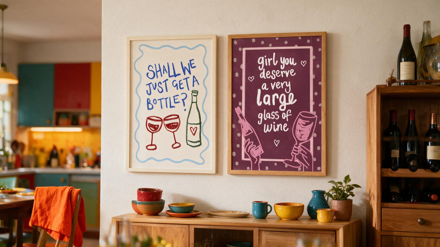 "Girl, You Deserve A Large Glass of Wine"