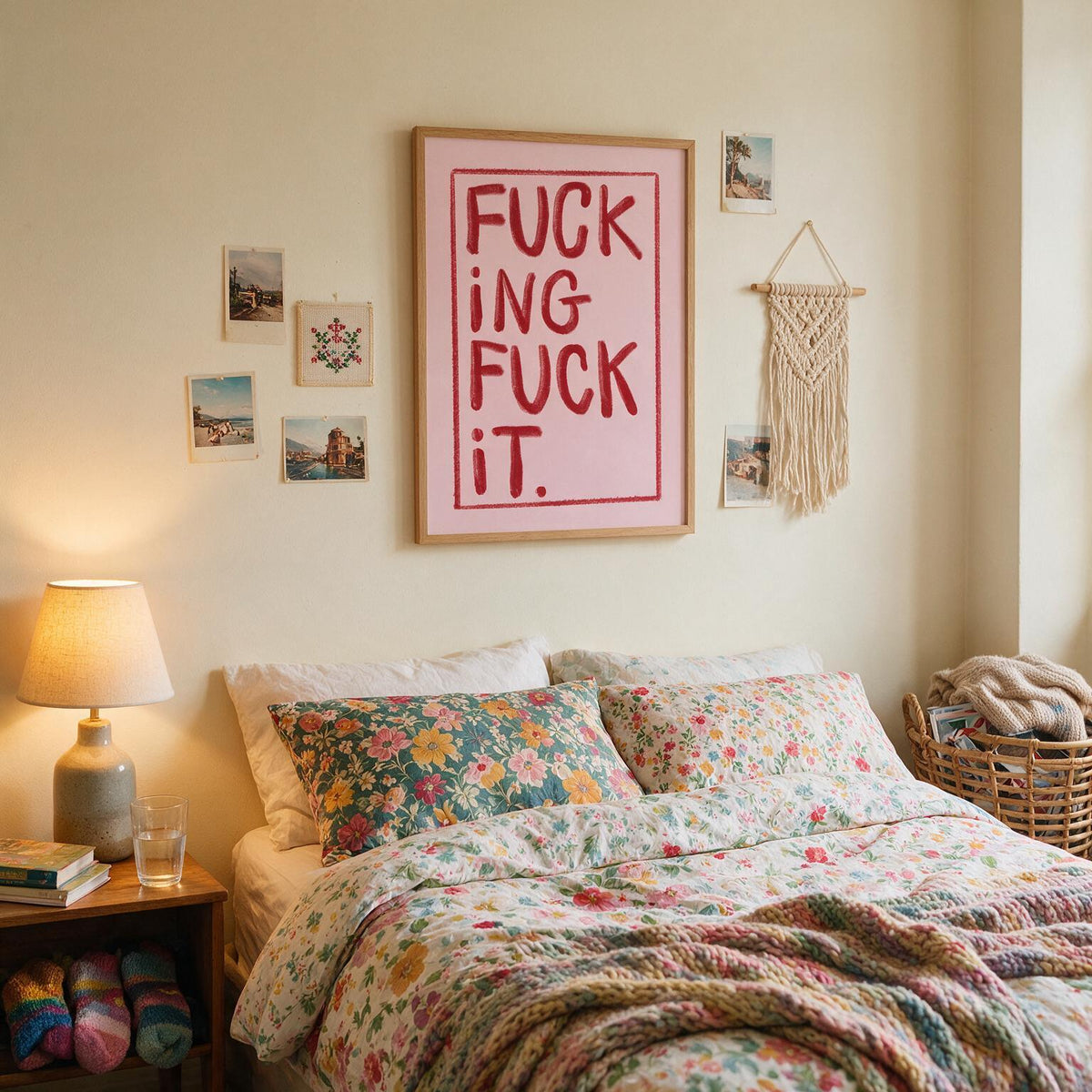 "F*cking F*ck It"- Pink & Red