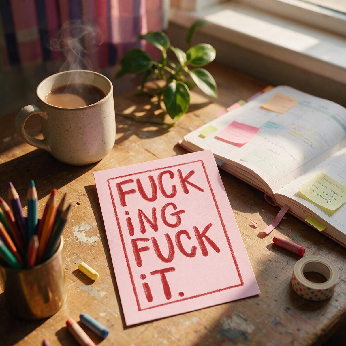 "F*cking F*ck It"- Pink & Red