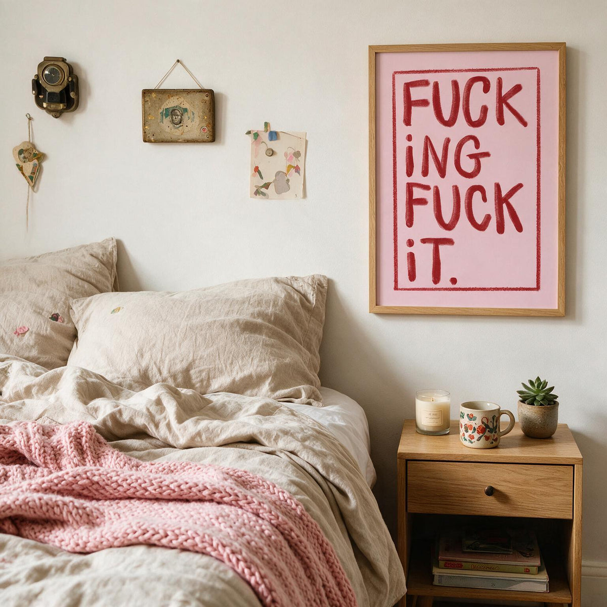 "F*cking F*ck It"- Pink & Red