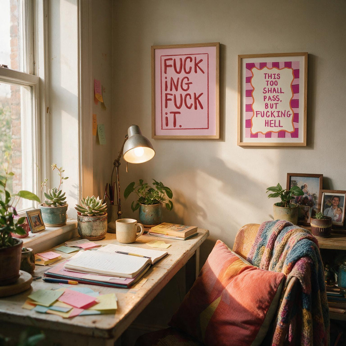 "F*cking F*ck It"- Pink & Red