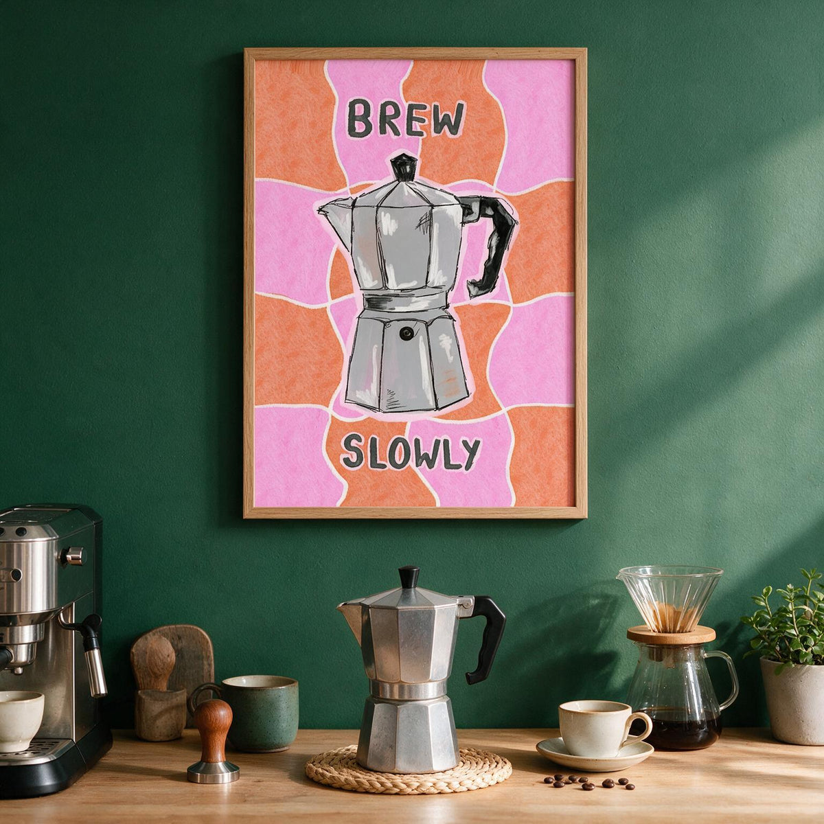 "Brew Slowly"