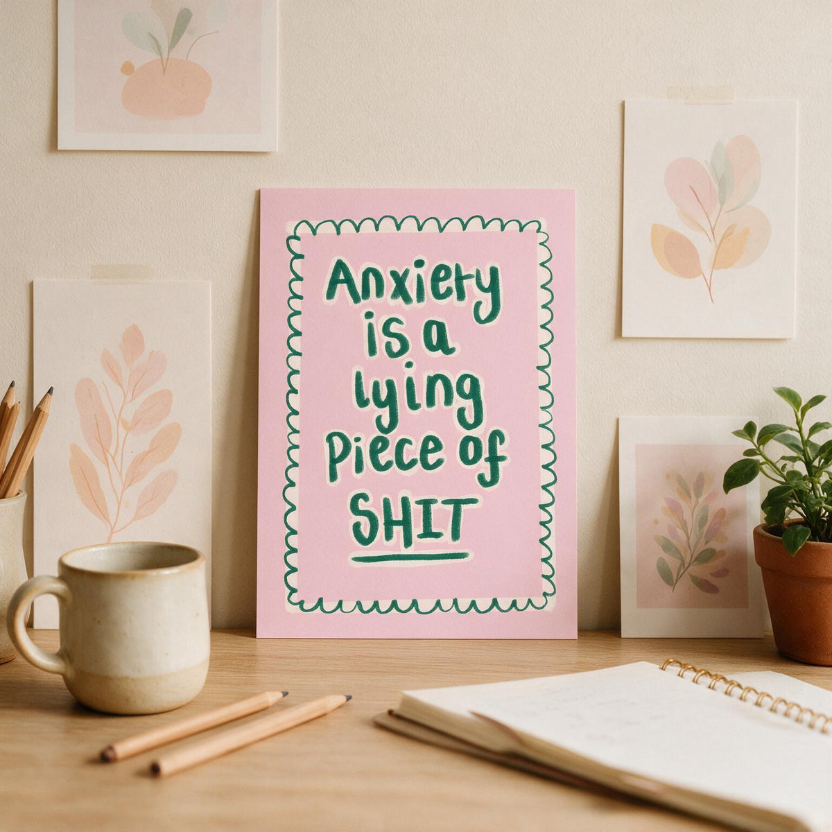"Anxiety Is A Lying Piece Of..."